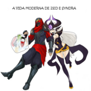 a vida moderna de zed e syndra