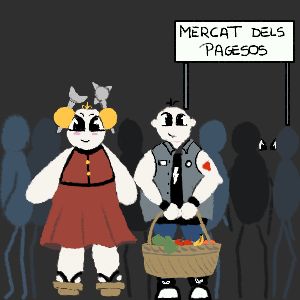 Ojos entre la multitud