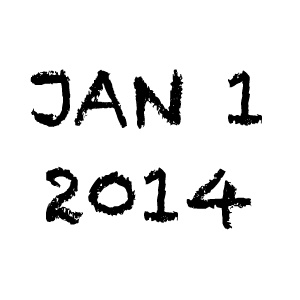 January 1 2014 (New Years Day)