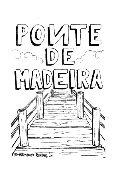 Ponte de madeira 