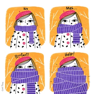 Oversized scarves