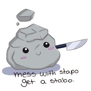 19. Mess with stapo...