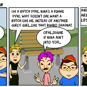 Too many girly lipstick lesbians?
