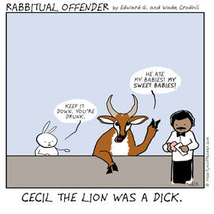 Cecil The Lion Was A Dick!