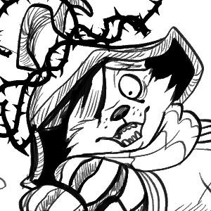 "Guess it wasn't such a terrible wound, then."