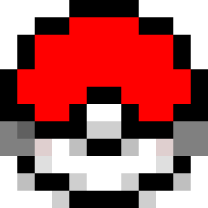 Pokeball Pixel Art