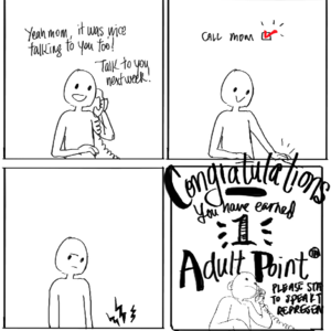 being an adult