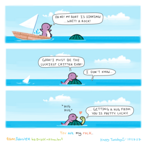 staying afloat.