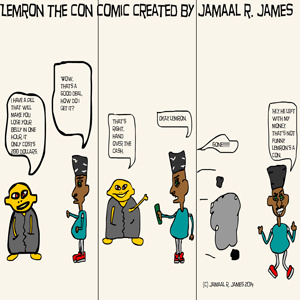 Lemron The Con Comic Strip