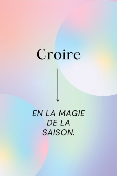 Des raisons d'y croire