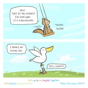 Up we go.