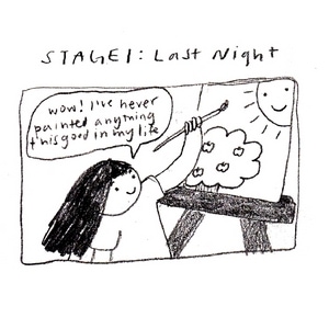 stages of a painting