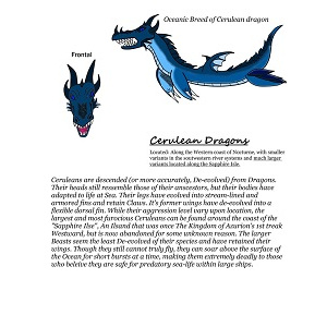 Beastiary- #1 Cerulean Dragons