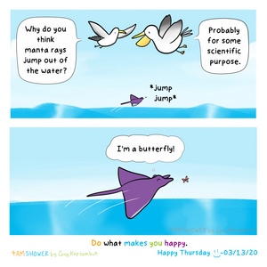 Be the butterfly.