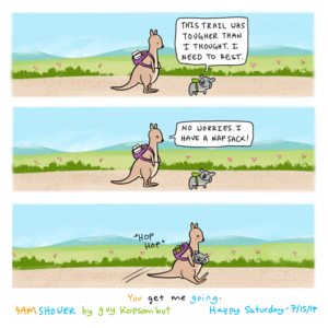 take a breather.