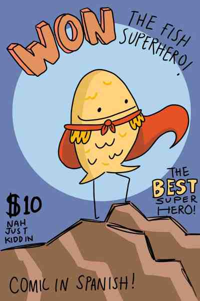 Won el pez s&uacute;per h&eacute;roe