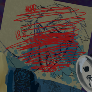 ᕙ('o‸-)ᕗᕙ(o‸o')ᕗ reflective dream