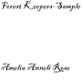 Forest Keepers- Sample