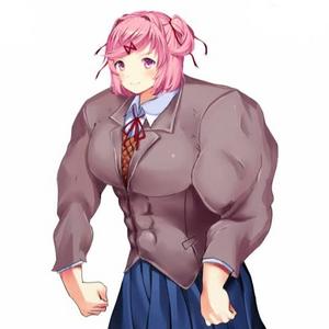 Natsuki drawing!!! (DDLC)