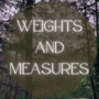 Weights and Measures