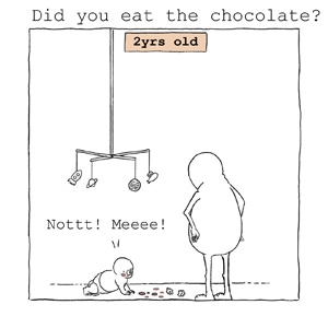 Did you eat the chocolate?