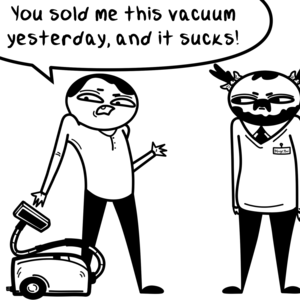 This vacuum sucks!
