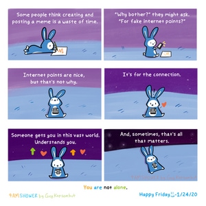 karma and upvotes.