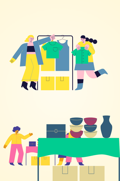 Une rencontre improbable lors d'une brocante