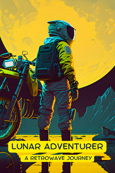 Lunar Adventurer: A Retrowave Journey