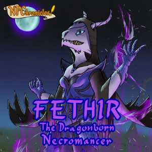 Fethir, the Dragonborn Necromancer