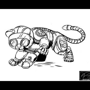 Day 4 - Steampunk Kitten