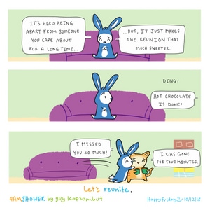 time apart.