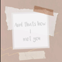 And thats how I met you