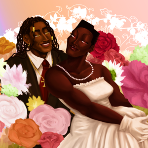 Black Rose EOTR: ARTBOOK 1 &quot;Couple in Bloom.&quot; Artwork 8