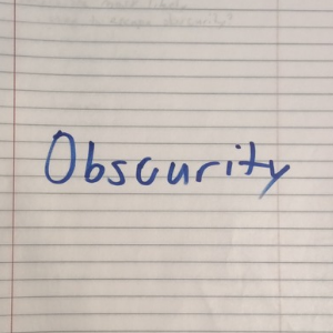 Book 2: Obscurity