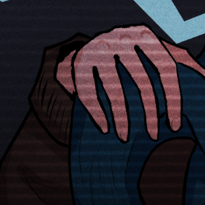 (1) Blue Scarf