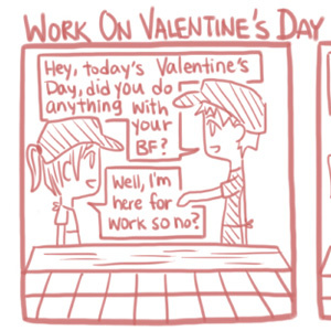 Work On Valentine's Day