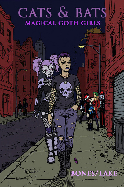 Cats & Bats: Magical Goth Girls