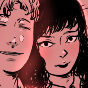 CH2: Because our umbrellas are colliding against each other
