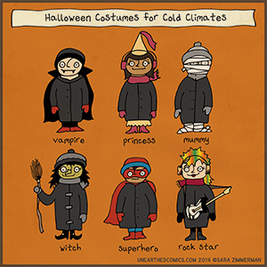 Halloween Costumes for Cold Climates