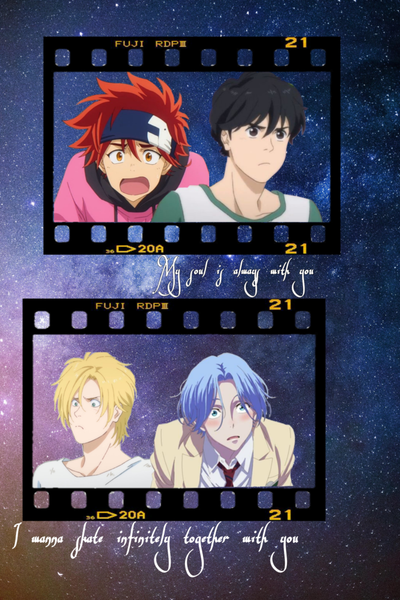 Banana fish & Sk8 - REINCARNATION (one shot) 