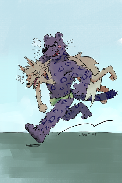 Silly furry one-page