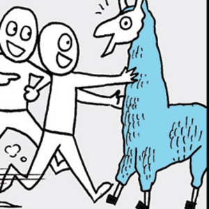 There's a llama!