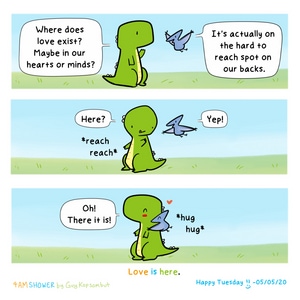 You scratch my love and I scratch yours.