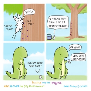 Reaching your dreams.