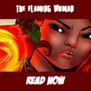 The flaming woman