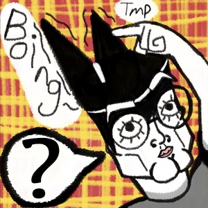 What's those pointy things on James's head?