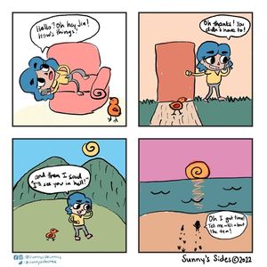 Long phone calls = unintentional leg day