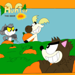 Hunter The Deer show: Pumpkin Picking