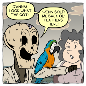 Ruffling His Feathers